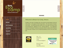 Tablet Screenshot of binsarecocamp.com